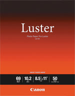 Canon LU-101 Luster Photo Paper, 8.5" x 11", 50 Sheets/Pack (CNM6211B004)