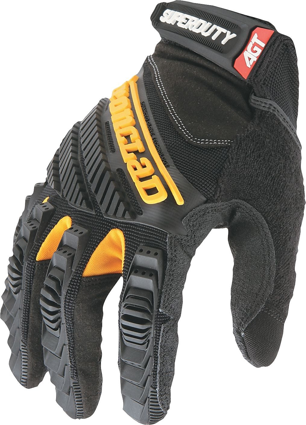 Ironclad Synthetic Leather SuperDuty Gloves, Black/Yellow, Extra Large, 1 Pair (SDG2-05-XL)