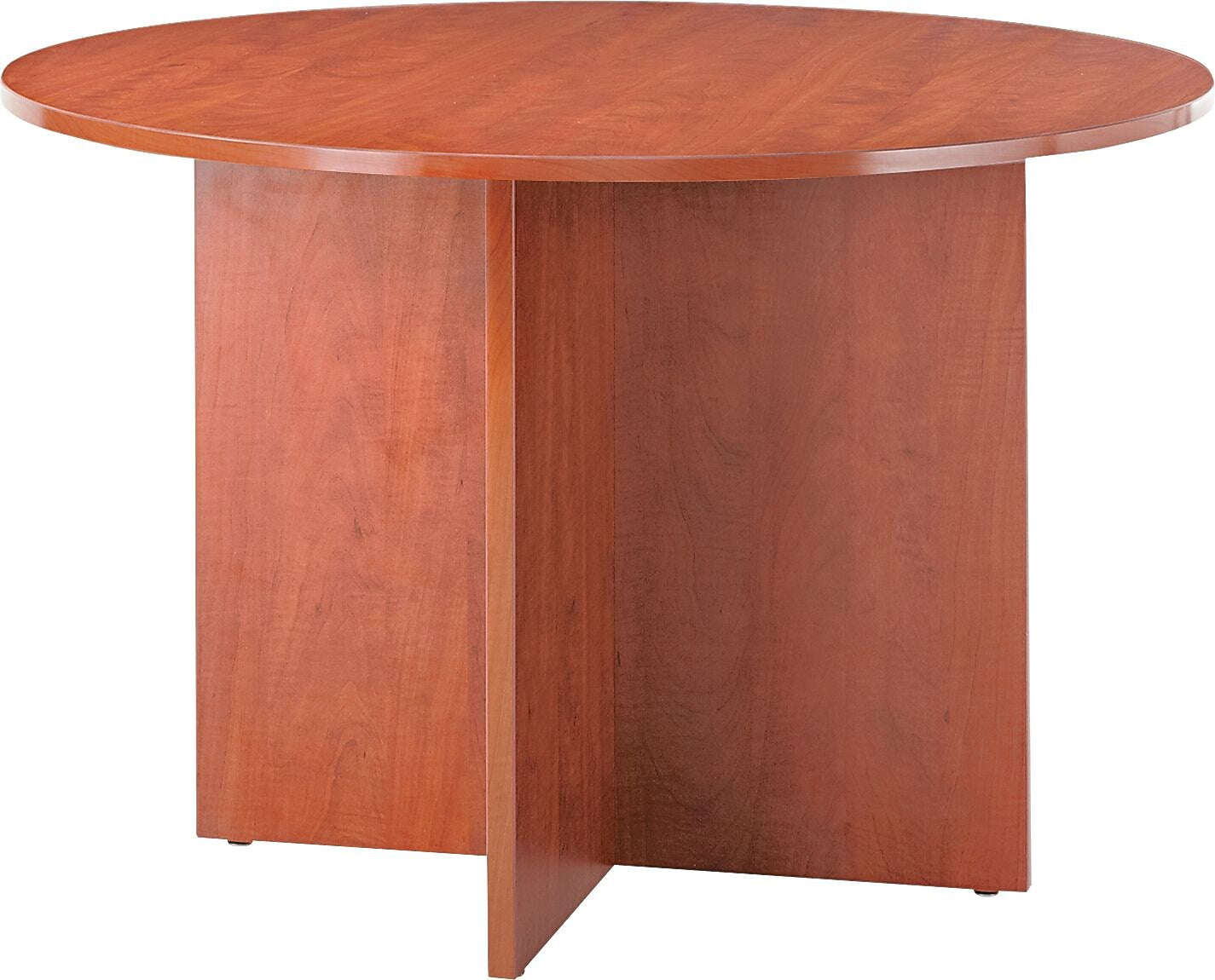 Valencia Series Round Conference Table, 29-1/2h x 42 dia., Medium Cherry