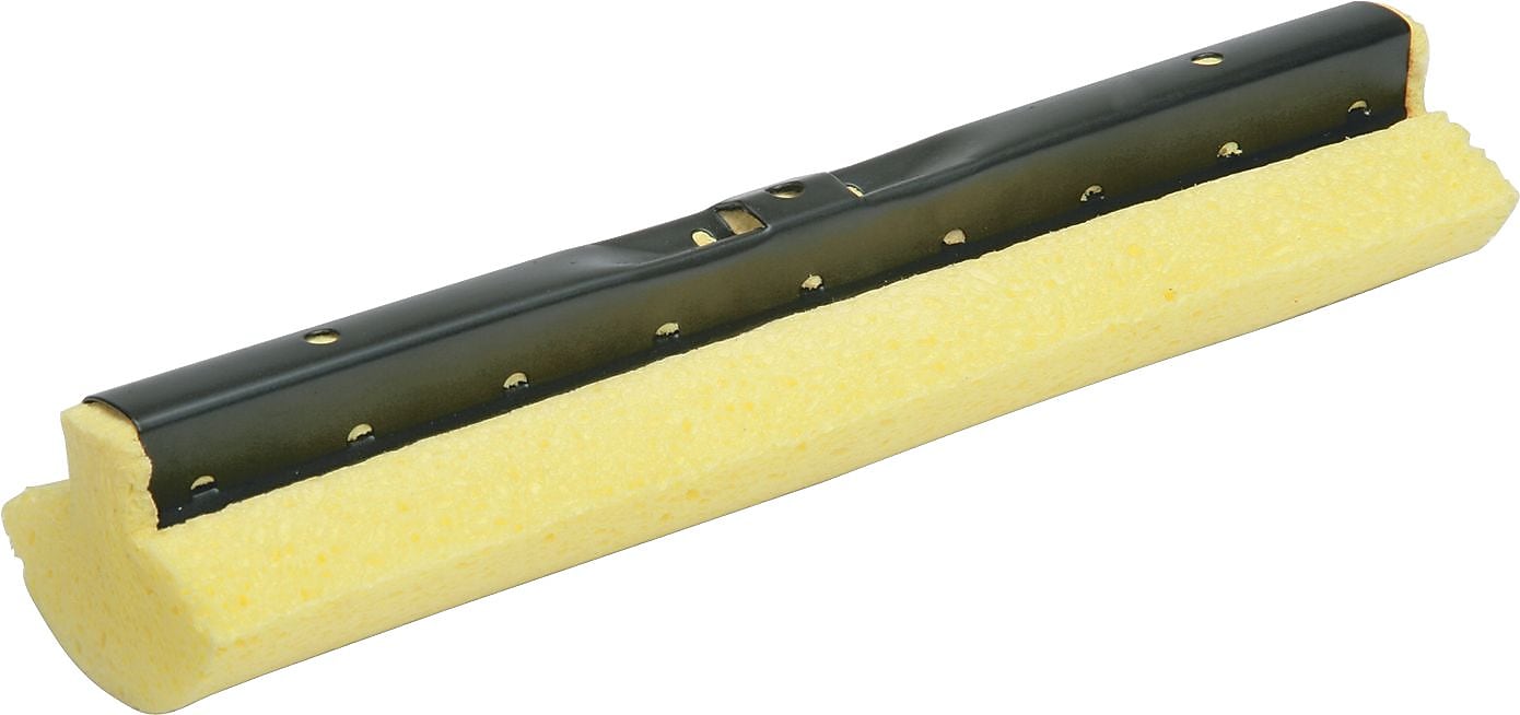 AbilityOne Industrial Steel Roller Mop Replacement Head, 12", Yellow (7920013837927)
