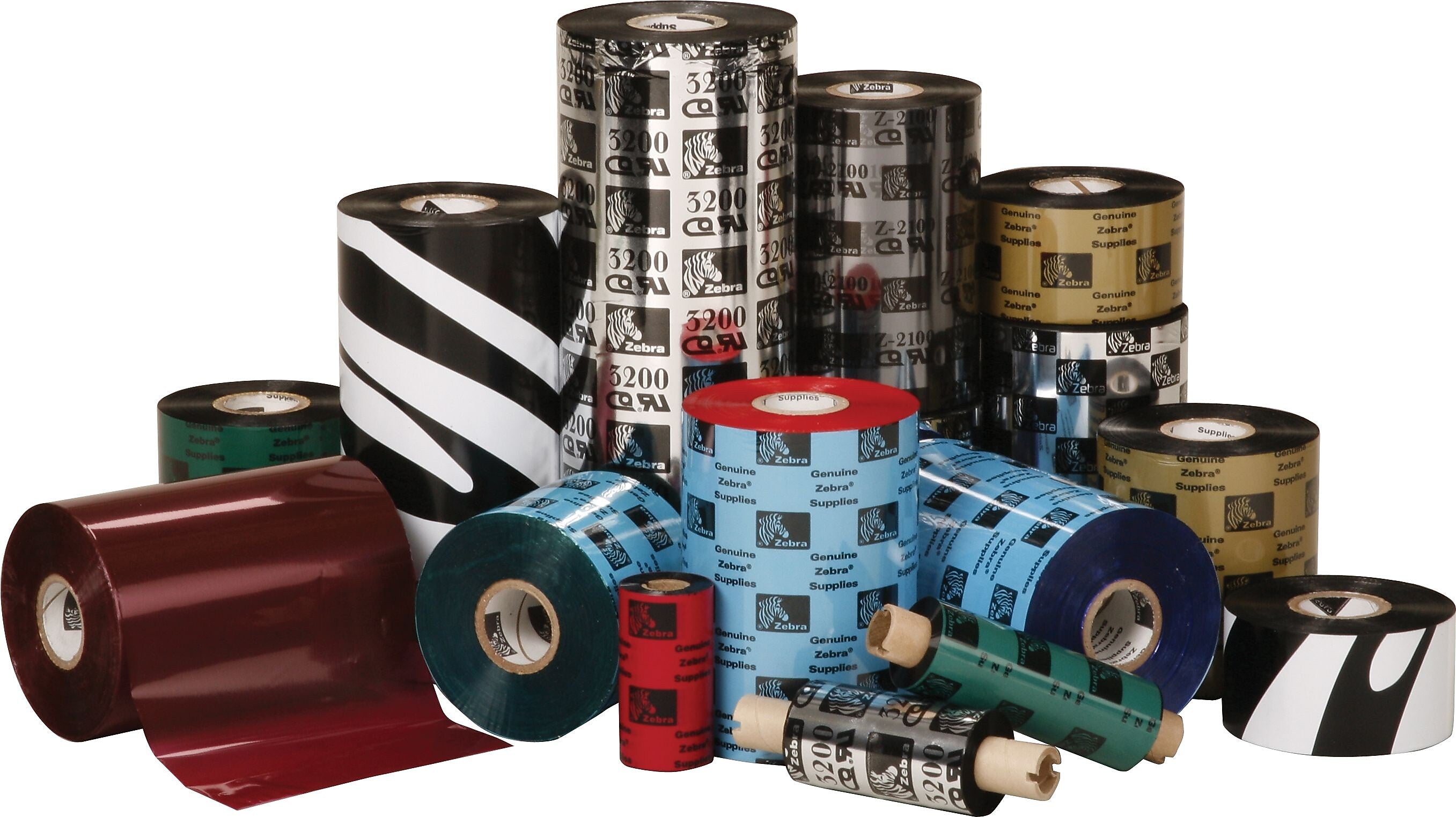 Zebra Technologies® 03200BK11045 High Performance Ribbon, 6/Pk