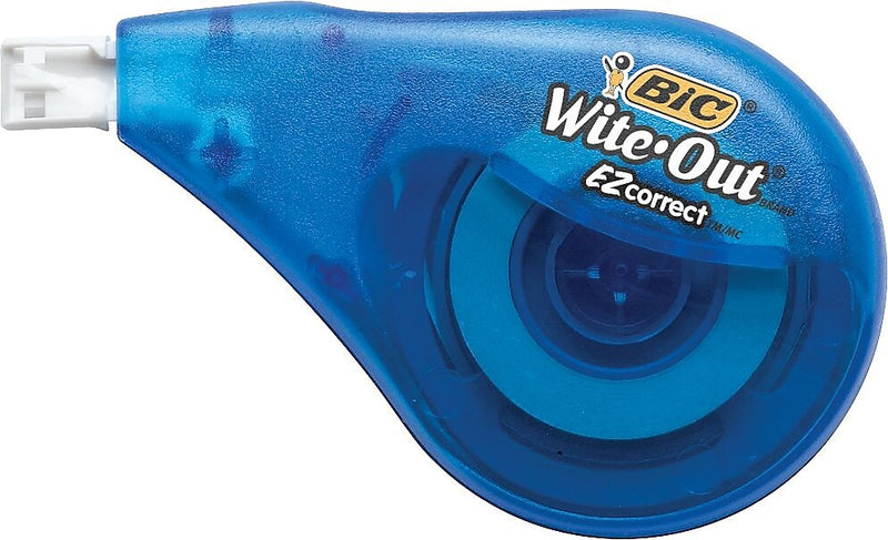 BIC Wite-Out EZ Correct Correction Tape, White, 10/Pack, 9 Packs/Carton (50790-CS)