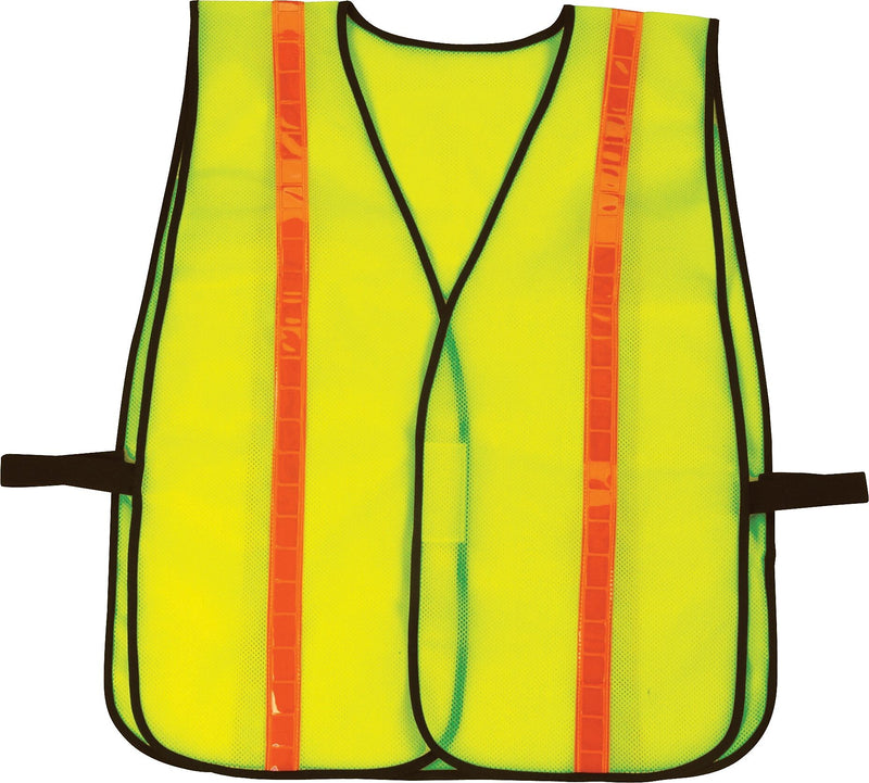 Ergodyne GloWear® 8040HL High Visibility Sleeveless Safety Vest, Lime, One Size (20080)