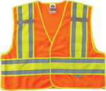 Ergodyne GloWear 8245 High Visibility Sleeveless Safety Vest, ANSI Class P2, Orange, 2XL/3XL (23387)