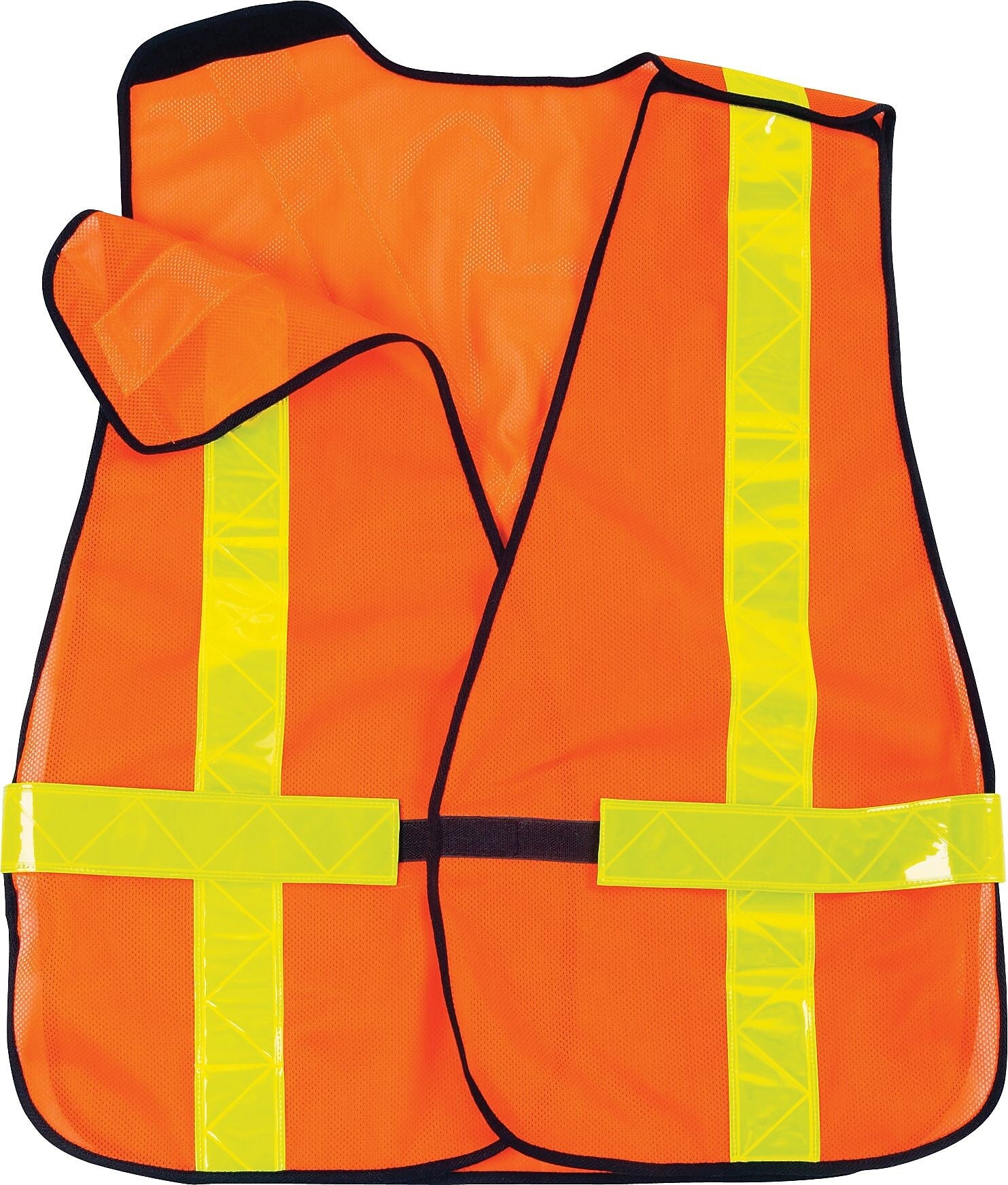 Ergodyne GloWear 8080BAX High Visibility Sleeveless Safety Vest, Orange, One Size (26030)