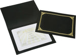 AbilityOne One SKILCRAFT Heavy Linen General Certificate Holders, 9.75" x 12.5",  5/Pack (NSN5195770)