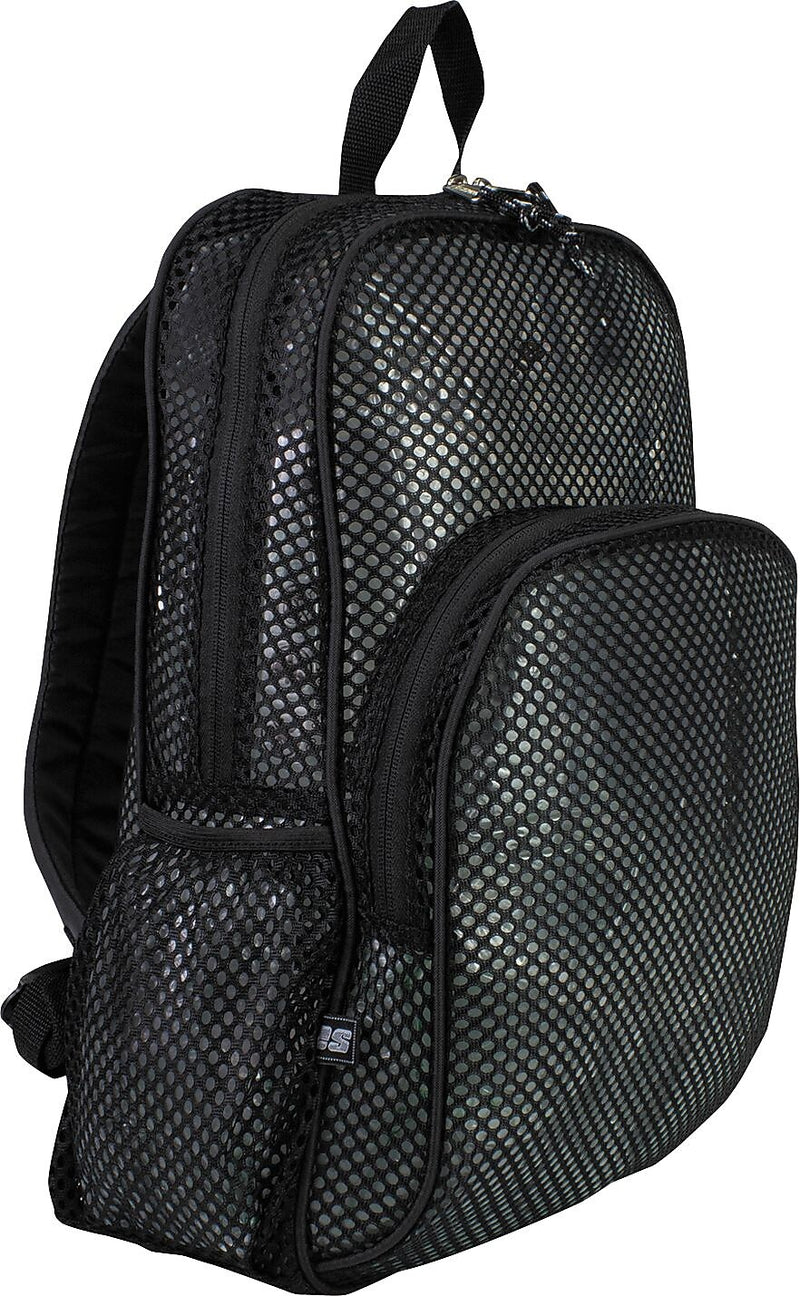 Eastsport Mesh Backpack, Black, Polyester (113960BJBLK)