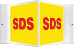 Accuform Signs® 3D Projection™ Sign, Red/Yellow, 8" x 12" Panels