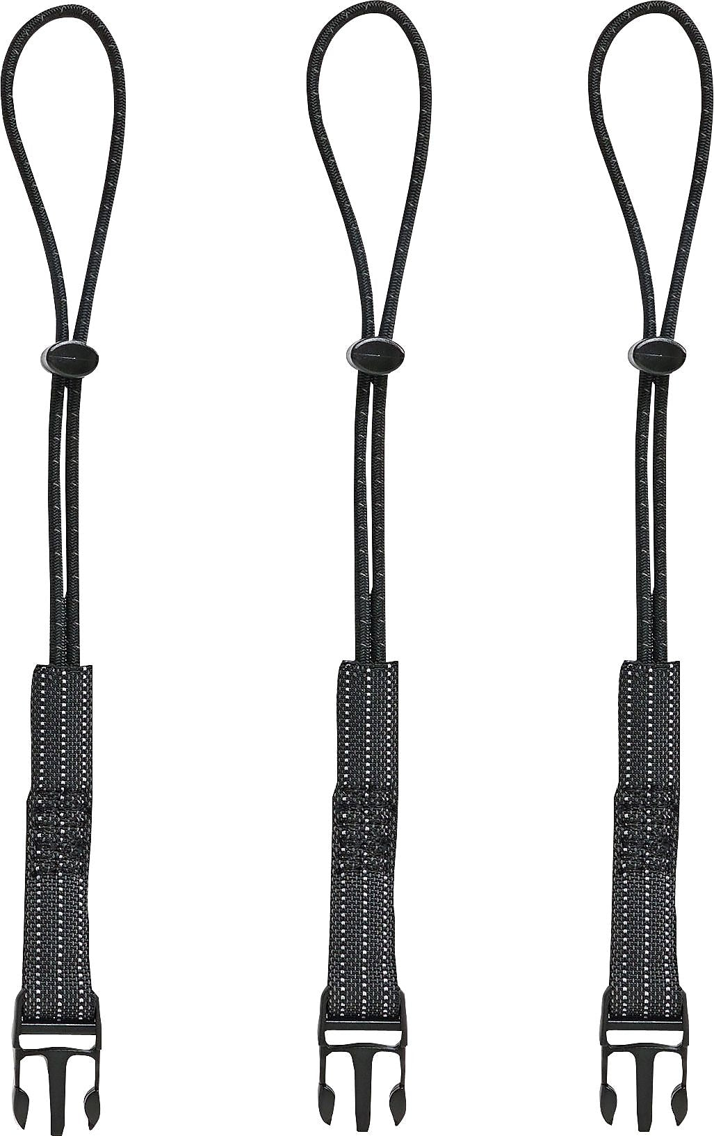 Ergodyne® Squids® Accessory Kit For Detachable Tool Lanyard, Black, 6/Pack