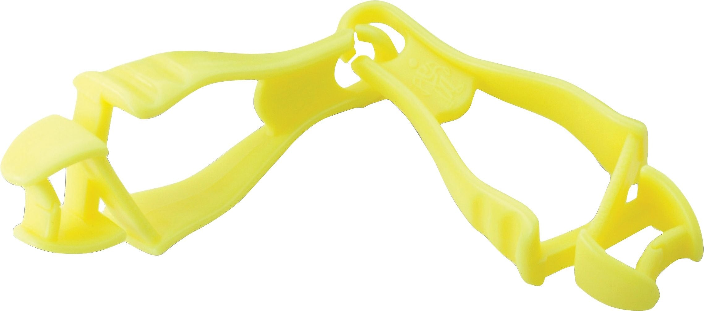 Ergodyne Squids Dual Clip Glove Grabber, Hi-Vis Lime, 6/Carton (19119)