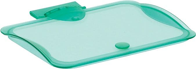 TASKI® Plastic Cloth Box Lid, Green, 1.26"H x 8.66"W x 10.47"L