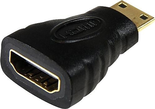 StarTech HDMI To Mini HDMI Female/Male Audio/Video Adapter, Black