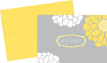 Great Papers Sunny Flowers Matte Personal Thank You Notecards, Multicolor, 24/Pack (2014017)