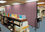 Screenflex® 7-Panel FREEstanding™ Portable Room Dividers, 6'H x 13'1"L, Blue