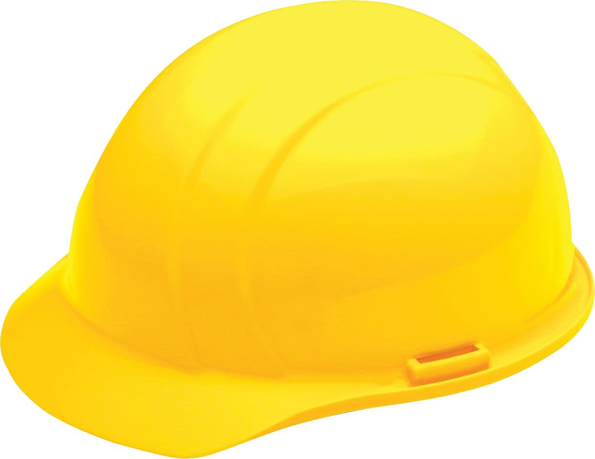 AbilityOne SKILCRAFT Type I ANSI Class E 4-Point Short Brim Safety Helmet, Yellow (NSN9353140)