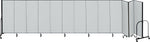 Screenflex® 13-Panel FREEstanding™ Portable Room Dividers, 6'H x 24'1"L, Grey