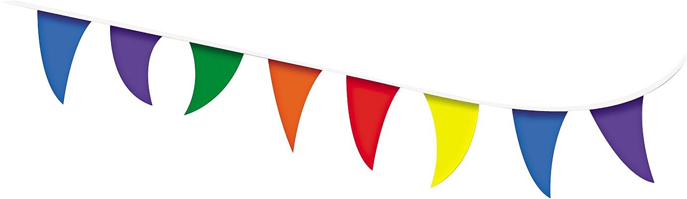 Cosco Pennant Flags, 30' x 8",  Multicolored (098182)