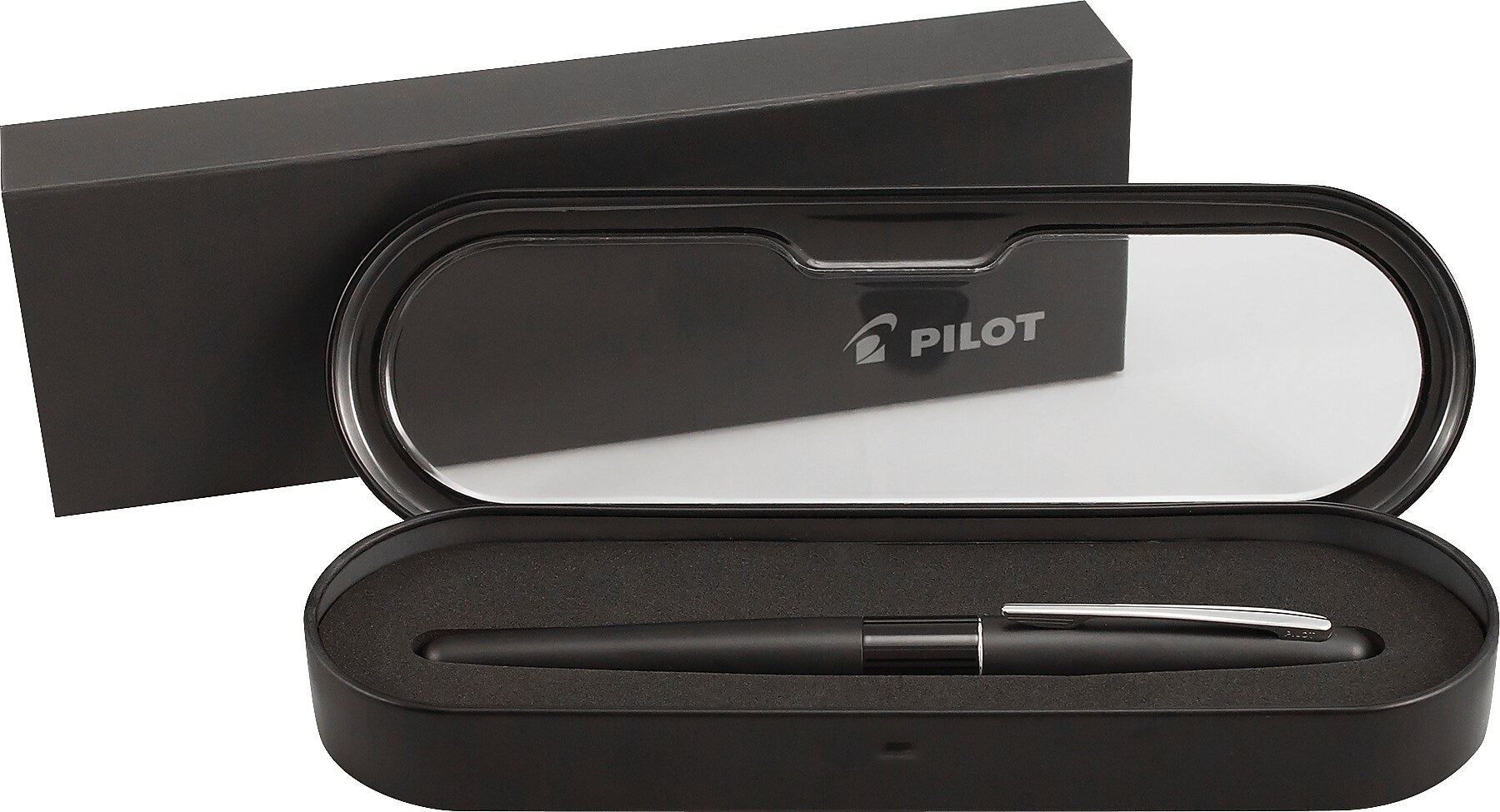 Pilot MR Metropolitan Collection Fountain Pen , Medium Point , Black Barrel , Black Ink (91107)