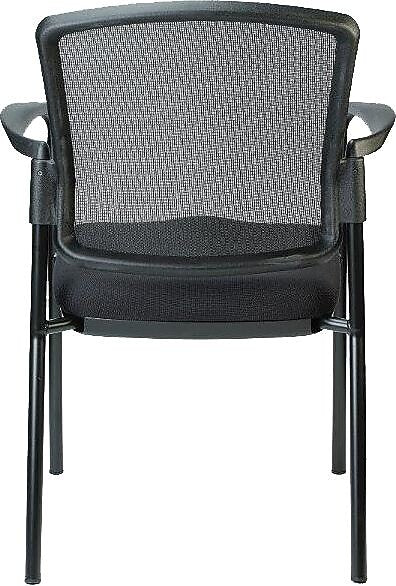 Raynor Eurotech Dakota Fabric Guest Chair, Black (7011-BLK)