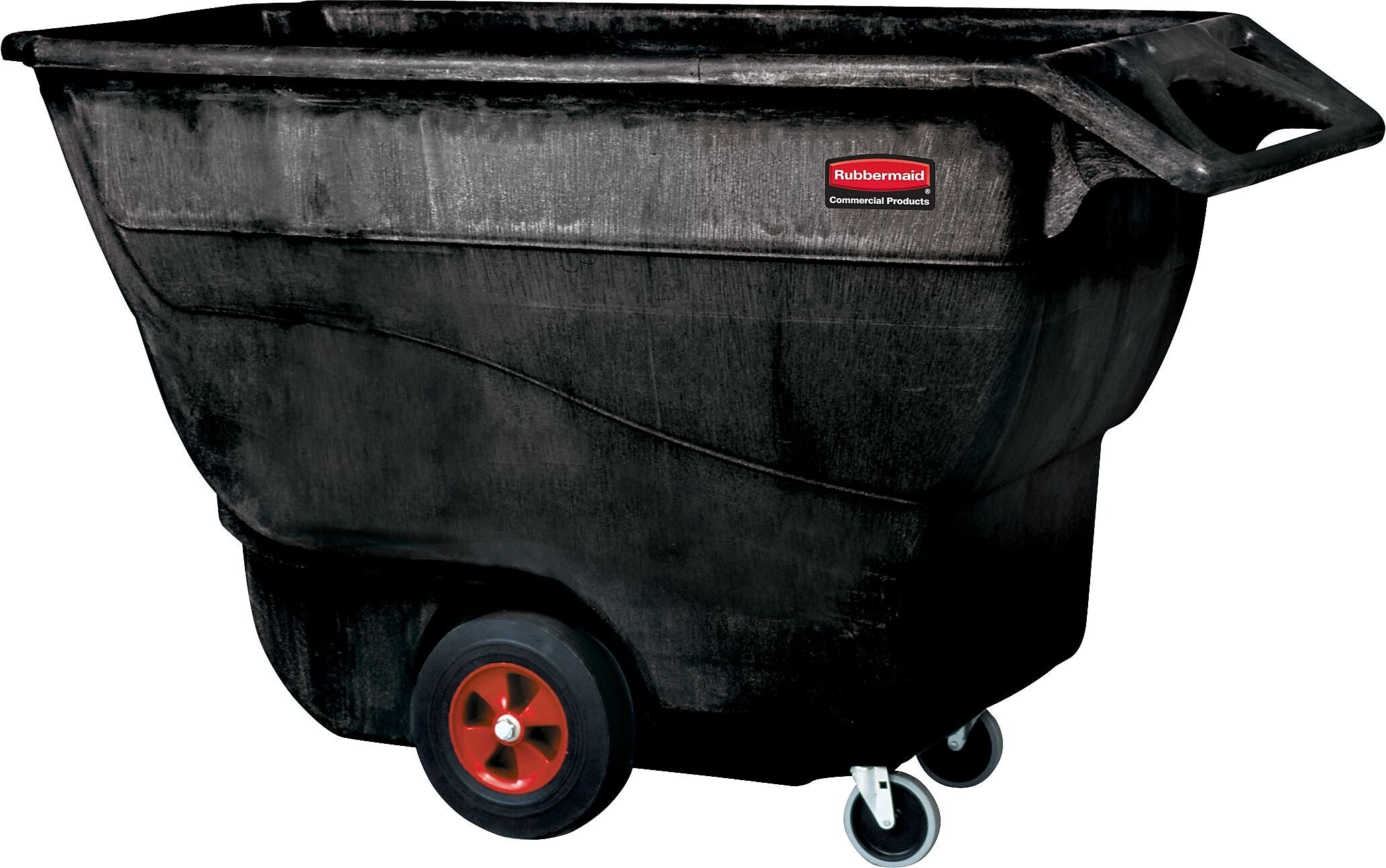 Rubbermaid® Structural Standard-Duty Foam Tilt Truck, 1250 lb. Capacity, Black (RCP 9T15 BLA)