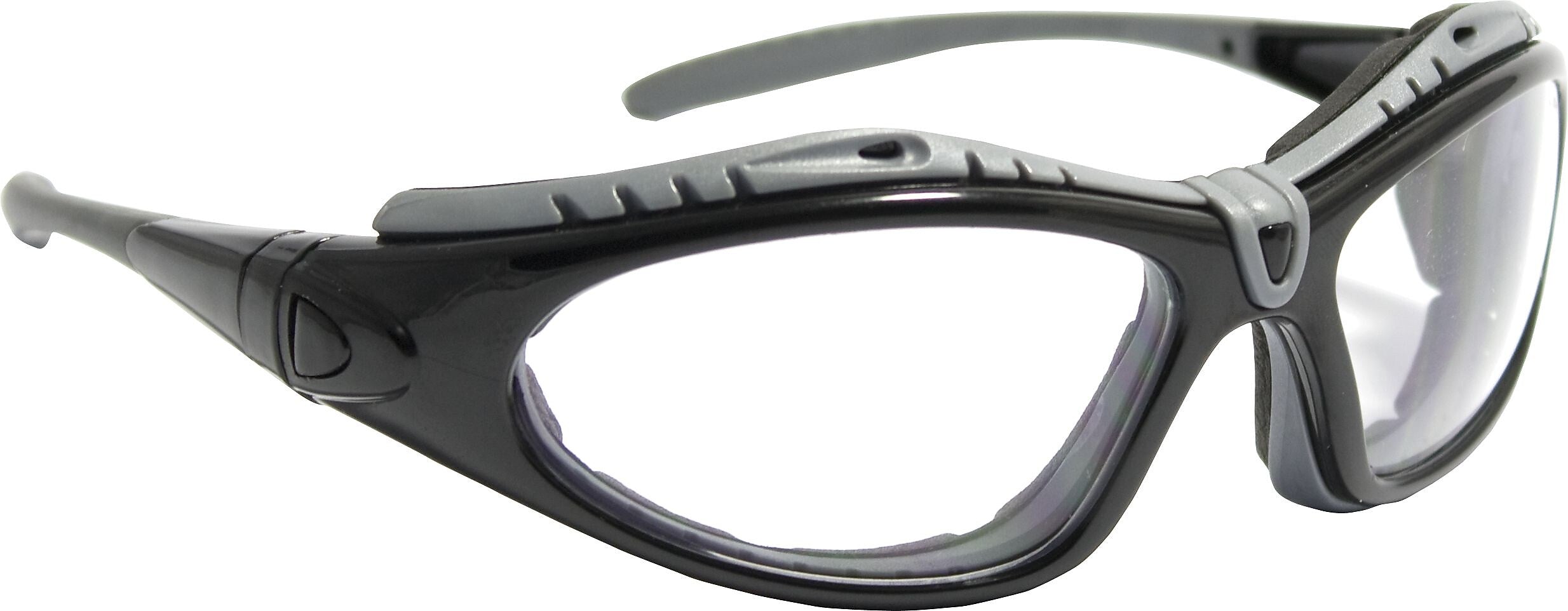 Bouton Optical Safety Goggles, Fuselage, Black Frame, Clear Lens, Antifog, Anti-Scratch (250-50-0420)