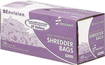 AbilityOne Envision Heavy-Duty Shredder Bags, 39 Gallon, Clear, 36" x 39", 50/Bx