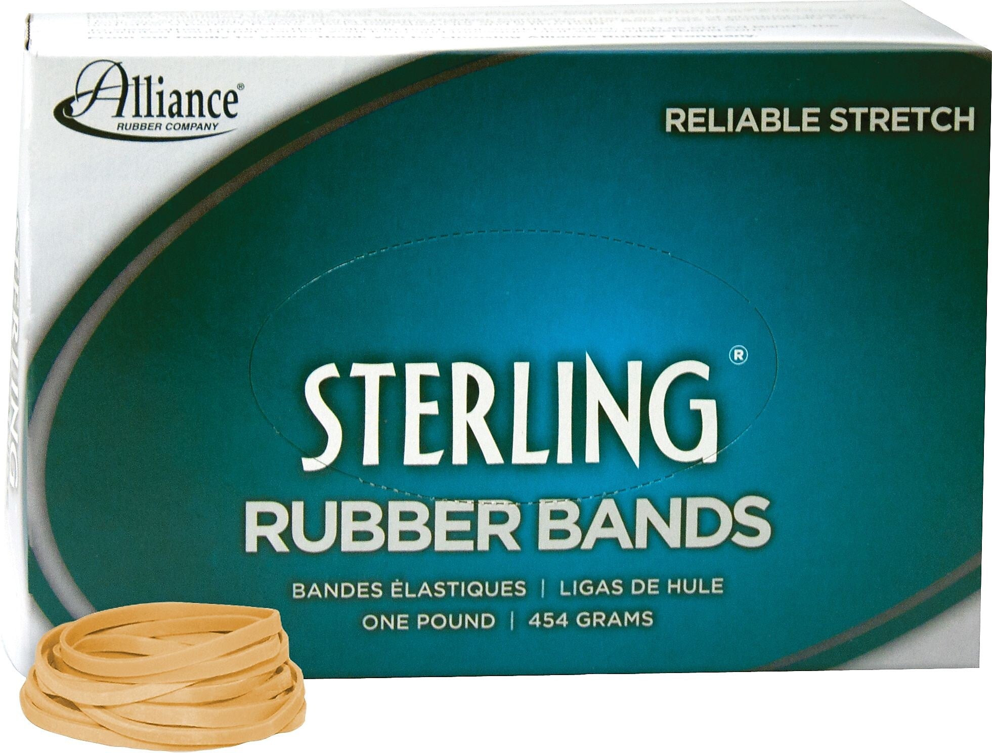 Alliance Sterling Multi-Purpose #31 Rubber Bands, 2-1/2" x 1/8", 1200/Box (ALL24315)