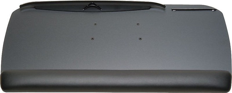 WorkRite Ultra-Thin 27" KeyBoard Tray with Foam Wrist Rest, Black (UB-185-25)
