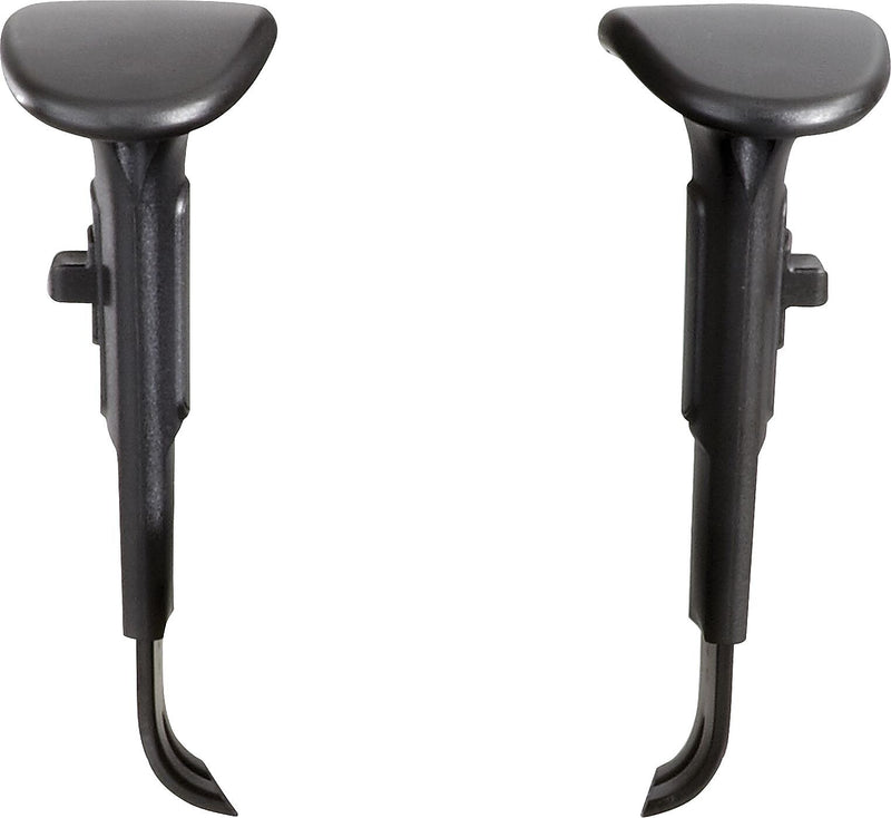 Safco Adjustable Width Armrest, Black, Pair (3399BL)