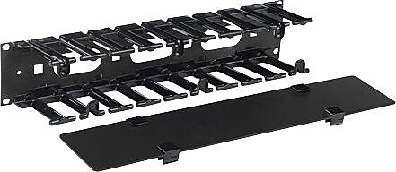 APC® Plastic Horizontal Cable Manager, 19", Black (AR8602A)