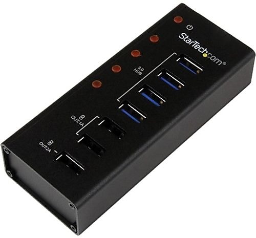 StarTech 4-Port USB 3.0 Hub, Red (UN4463)