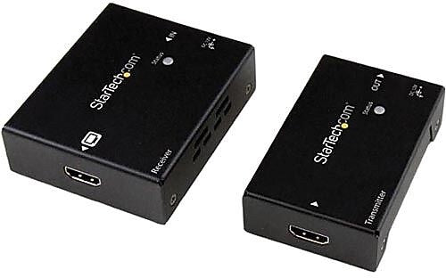 StarTech HDMI Over CAT5e / CAT6 Extender with Power Over Cable, 330 ft (100m)