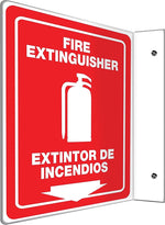Accuform® Safety Projection™ Sign, FIRE EXTINGUISHER, 12" x 9" Panel
