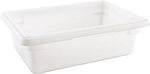 Rubbermaid® Food Storage Box, 3-1/2Gal., 6" High, White