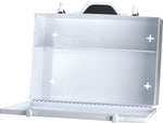 First Aid Only Empty 2 Shelf Metal Industrial Cabinet, Swing Down Door, 14-3/4" x 10-1/4" x 4-5/8"