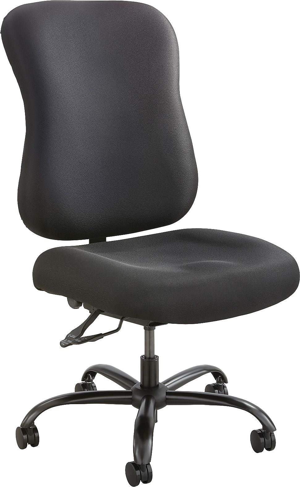 Safco Optimus Fabric Computer and Desk Chair, Black (3590BL)