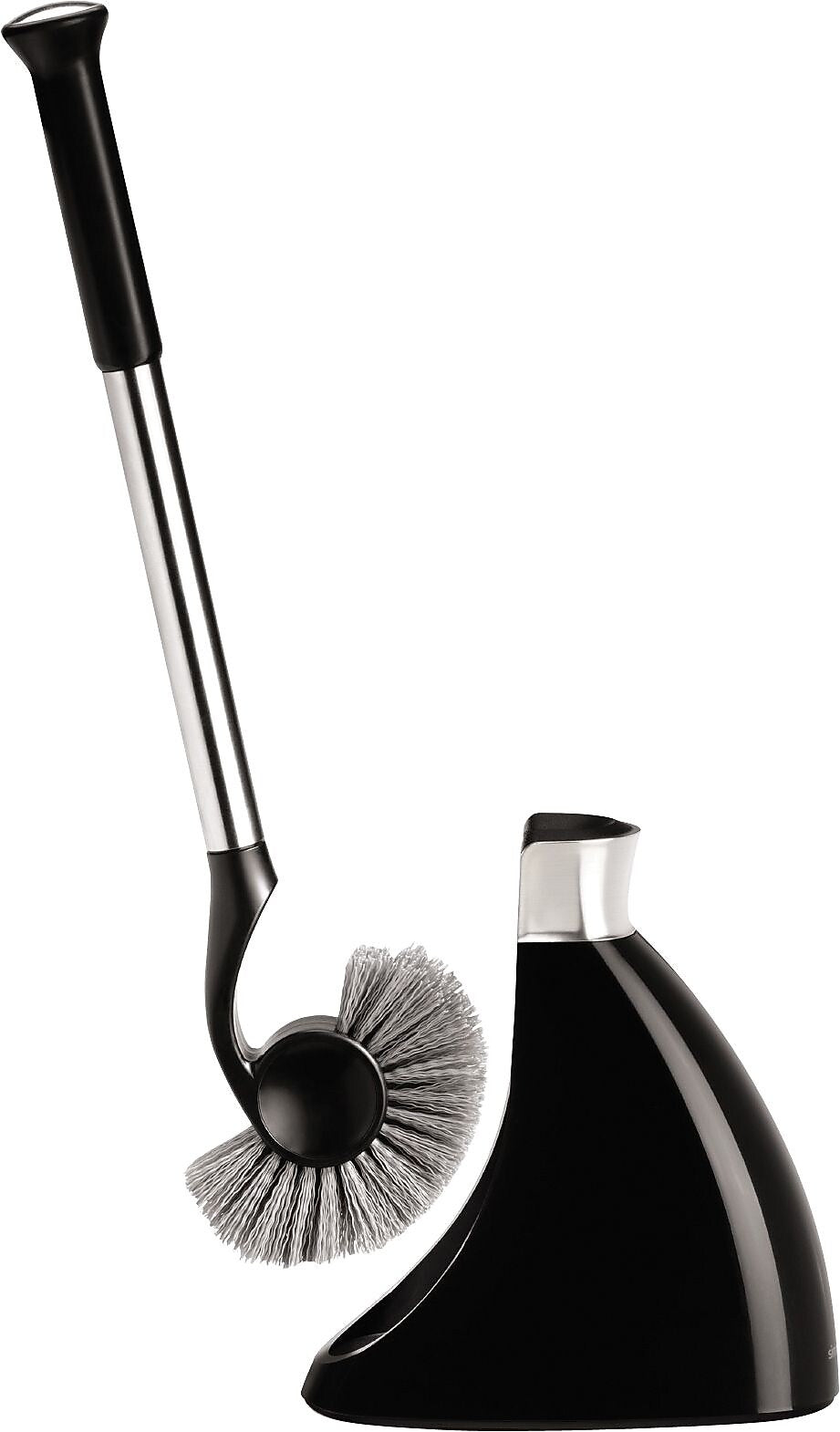 simplehuman® Toilet Brush with Caddy, Black, 18 1/2"