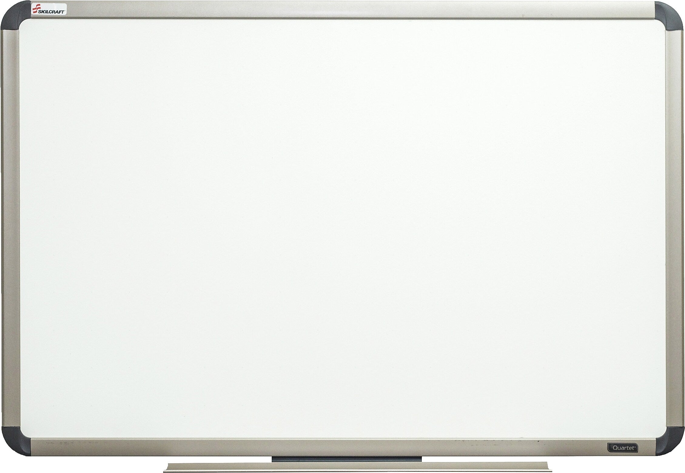 AbilityOne SKILCRAFT Aluminum Frame Total Erase White Board, 72" Width x 48" Height, White, Titanium Aluminum Frame, Film