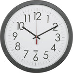 AbilityOne SKILCRAFT 14.5" Round Workstation Wall Clock, Analog, Quartz
