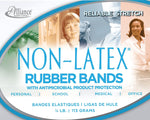 Alliance Multi-Purpose #33 Rubber Bands, 3-1/2" x 1/8", Non-Latex, Cyan Blue, 180/Box (42339)