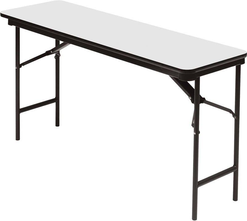 ICEBERG OfficeWorks 18" x 60" Laminate Folding Table, Gray (55277)