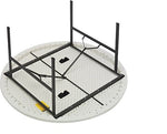 Iceberg® IndestrucTables TOO™ 1200 Series Folding Table, 60" Round, Platinum