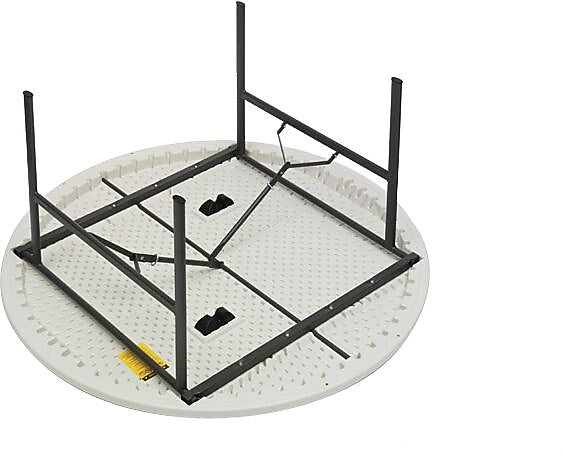 Iceberg® IndestrucTables TOO™ 1200 Series Folding Table, 60" Round, Platinum