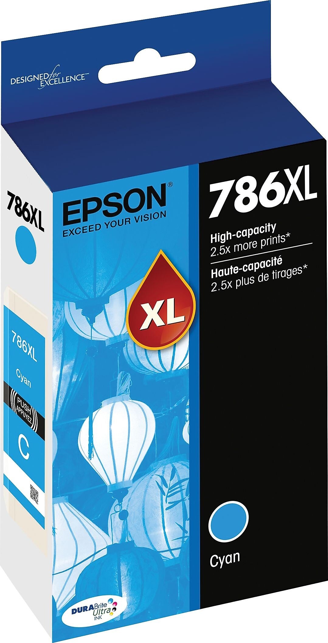 Epson T786XL Cyan High Yield Ink Cartridge