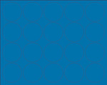 MasterVision Interchangeable Circle Magnets, Blue, 20 /Pack (FM1601)