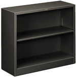 HON Brigade 29"H 2-Shelf Bookcase, Charcoal (HONS30ABCS)