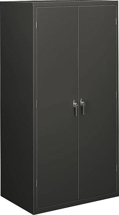 HON Brigade 72" Steel Storage Cabinet with 6 Shelves, Charcoal (HONSC2472S)