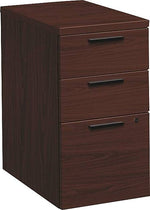 HON 10500 Series Mobile Vertical File Cabinet, Letter/Legal Size, Lockable, 28"H x 15.75"W x 22.75"D, Mahogany (HON105102NN)