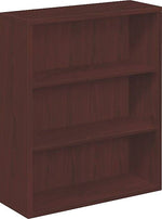 HON 10500 Series 3-Shelf Bookcase, 43 3/8"H x 36"W x 13 1/8"D, Mahogany (HON105533NN)
