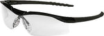 Crews Dallas® DL110AF Safety Glasses, Black Frame, Clear Anti-fog Lens